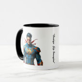 "Schöpfer ultimativer Stärke" Tasse (Vorderseite Links)