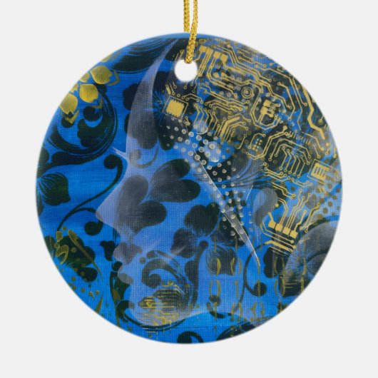 Schöpfergeist Keramik Ornament (Vorne)