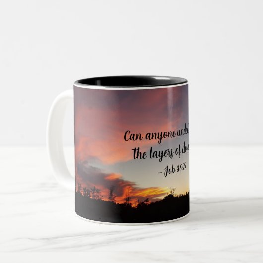 Schöpfungsschrift Zweifarbige Tasse (Vorderseite Links)