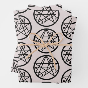 Schornstein der rosafarbenen Papiertücher Geschenkpapier Set