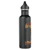 Schornstein-Fegen glücklicher Charme Schornsteinfe Edelstahlflasche (Links)