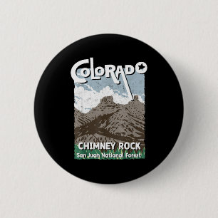 Schornstein Fels colorado san juan felsige Berge Button