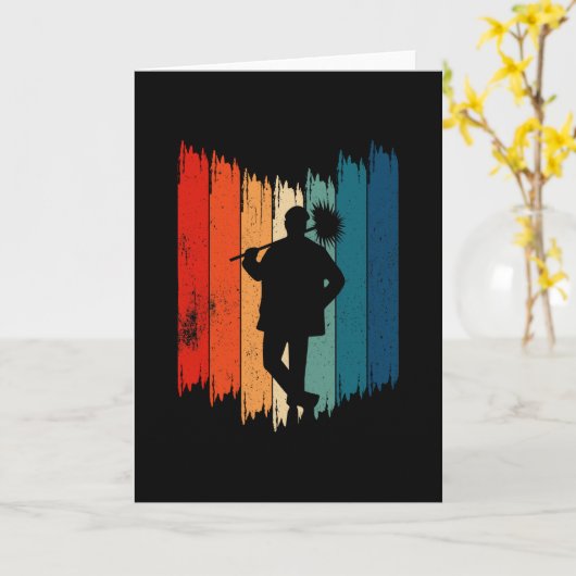 Schornstein Sweeper Retro Schornstein Sweep Karte (Gelbe Blume)