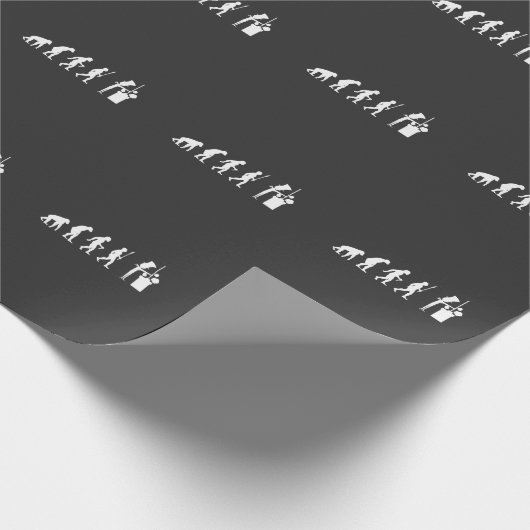 Schornsteindecke Evolution Geschenkpapier (Ecke)