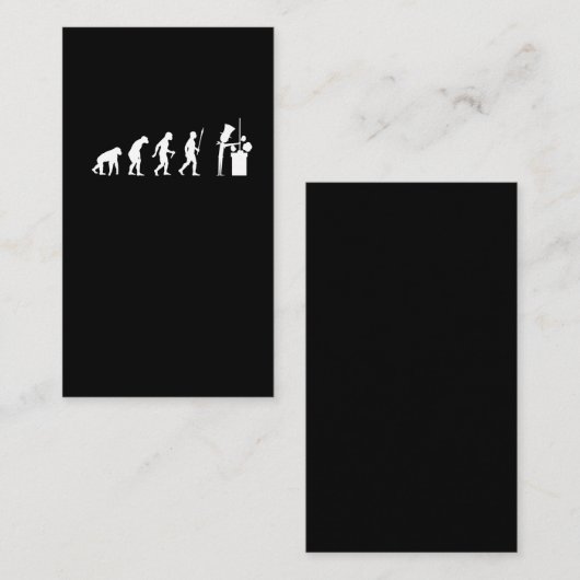 Schornsteindecke Evolution Visitenkarte (Vorne/Hinten)