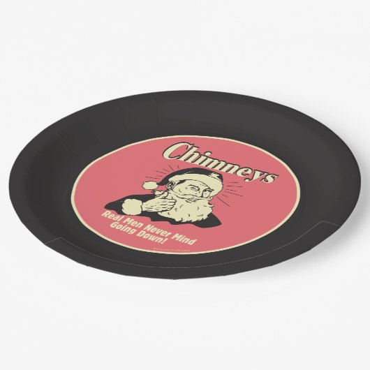 Schornsteine: Echte Männer haben nichts dagegen, h Pappteller (Schrägansicht)