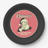 Schornsteine: Echte Männer haben nichts dagegen, h Pappteller (Vorderseite)