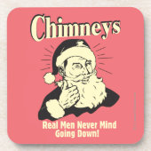 Schornsteine: Echte Männer haben nichts dagegen, h Untersetzer (Vorderseite)