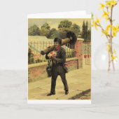 Schornsteinfeger der Liebe Karte (Gelbe Blume)