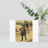 Schornsteinfeger der Liebe Postkarte (Stehend Vorderseite)