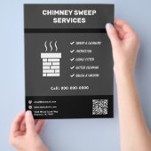 Schornsteinfeger-Service-Flyer Flyer (Hand)