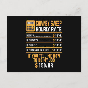 Schornstundenarbeit Postkarte