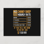 Schornstundenarbeit Postkarte (Vorderseite)