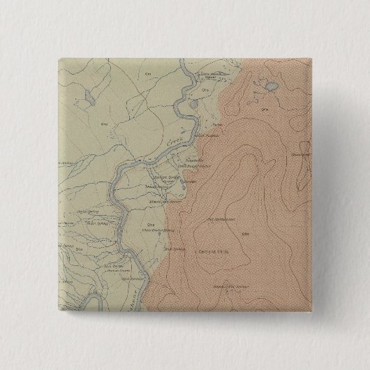 Schoshone Geyser-Becken Button (Vorderseite)