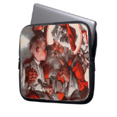 Schoß des Weihnachtsmanns Laptopschutzhülle (Vorderseite Links)
