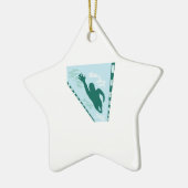 Schoss-Schwimmer Keramikornament (Links)