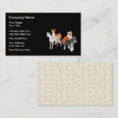 Schoßhund-Dienstleistungen Visitenkarte (Vorne/Hinten)