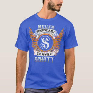 Schott Name Shirt unterschätzt nie den Power