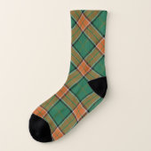 Schotte-Art-ClanPollockTartan kariert Socken (Links - Außen)