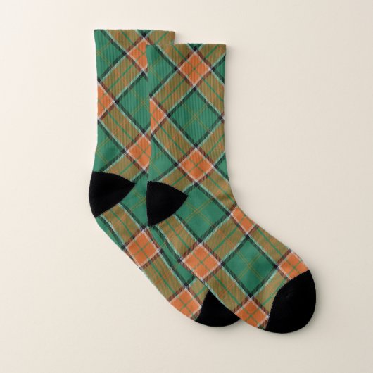 Schotte-Art-ClanPollockTartan kariert Socken (Paar)