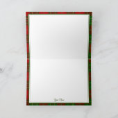 Schotte Burnett Clan Crathes Burg Faltkarte (Innenseite)