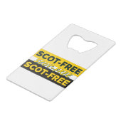 Schotte frei geldbeutel flaschenöffner (Rückseite Schrägansicht)