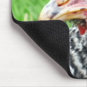 Schotte-graue Henne-Huhn - Geflügel Mousepad (Ecke)