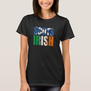Schotte Irische Flagge Schottland Irland Vintag Sc T-Shirt