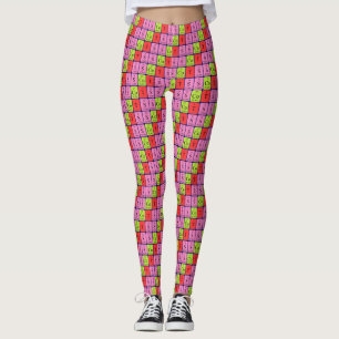 Schotte patriotische periodische Leggings (1)