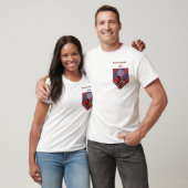 Schotte-Schutz-blaues Rot-Blau-T - Shirt 1642 (Unisex)