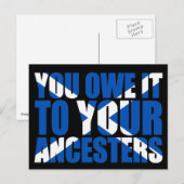 Schotte Unabhängigkeit: Sie sind es Ihren Vorfahre Postkarte (Vorne/Hinten)