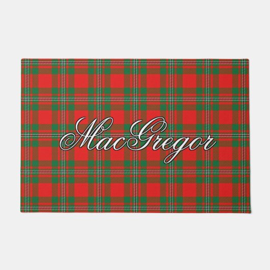 Schotte-Vista-Clan Gregor MacGregor Tartan kariert Fußmatte (Vorderseite)