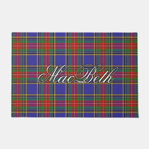 Schotte Vista Clan MacBeth Tartan Kariert Fußmatte