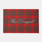 Schotte-Vista-Clan MacDougall Tartan kariert Fußmatte (Vorderseite)