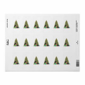 Schotten an den Baumklebern! Adressaufkleber (Vorne)