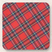 Schotten Clan Royal Stewart Tartan Cork Untersetze Untersetzer (Vorderseite)