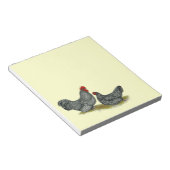 Schotten Dumping bei Hühnern Notizblock (angewinkelt)