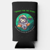 SCHOTTEN FÜR DIE BEGINN, ASTRONAUT SELTERS DOSENKÜHLER (Rückseite)