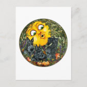 Schotten in Mondlicht Postkarte (Vorderseite)