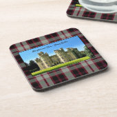 Schotten Macpherson Clans Cluny Castle Getränkeuntersetzer (Linke Seite)