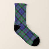 Schotten Style Clan Baird Tartan Kariert Socken (Rechts - Außen)