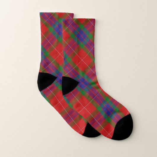 Schotten Style Clan Fraser Tartan Kariert Socken (Paar)