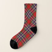 Schotten Style Clan MacFarlane Tartan Kariert Socken (Links - Außen)