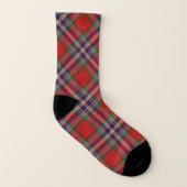 Schotten Style Clan MacFarlane Tartan Kariert Socken (Rechts - Außen)