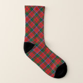 Schotten Style Clan MacNaughton Tartan Kariert Socken (Rechts - Außen)