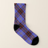 Schotten Style Clan Rutherford Tartan Kariert Socken (Rechts - Außen)