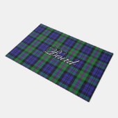 Schotten Vista Clan Baird Tartan Kariert Fußmatte (Schrägansicht)