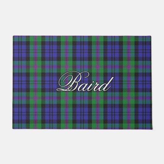 Schotten Vista Clan Baird Tartan Kariert Fußmatte (Vorderseite)