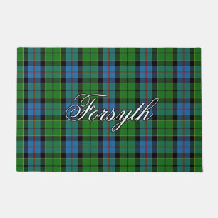 Schotten Vista Clan Forsyth Tartan Karo Fußmatte