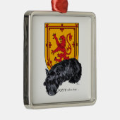 Schotten Wha Hae Ornament Aus Metall (Rechts)